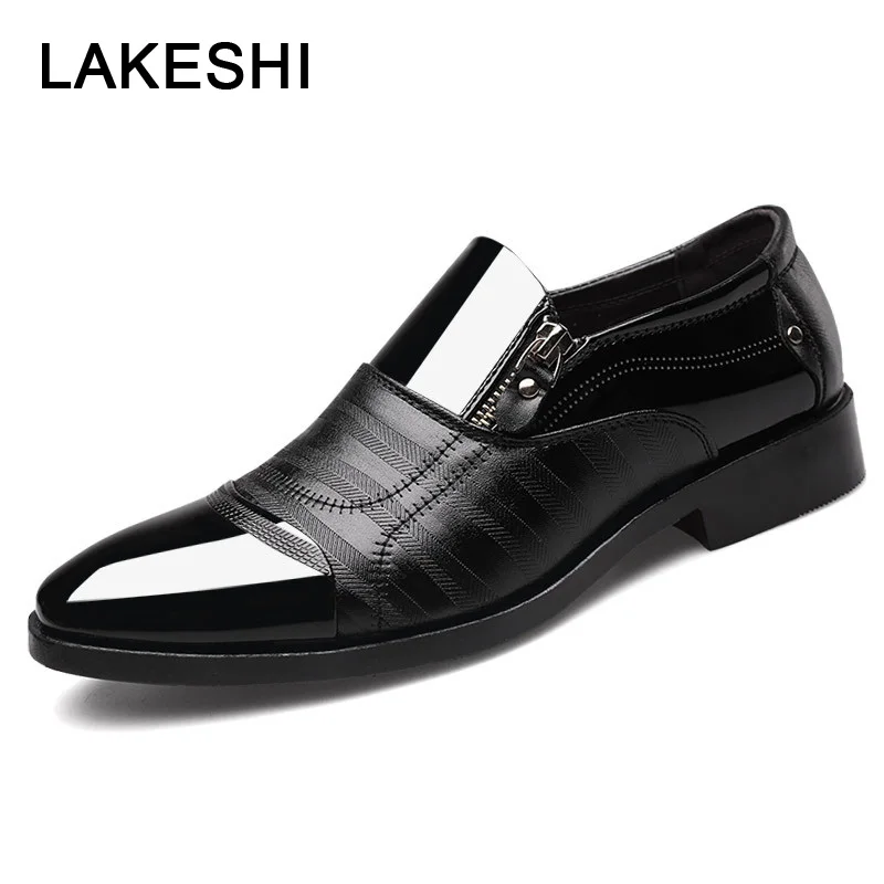 New Italian Oxford Shoes For Men Formal Quality Leather Casual Dress Men's Business Luxury Brand Size 48-48 | Обувь