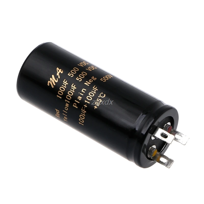 100 + мкФ 50 50uf 32 500V Аудио электролитический двойной усилитель конденсаторы JAN10