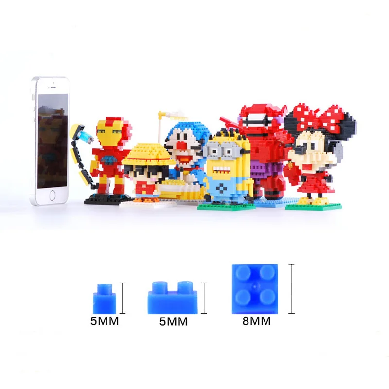 Супергерой стрелка LOZ алмазов строительные Конструкторы 3D фигурку Дети