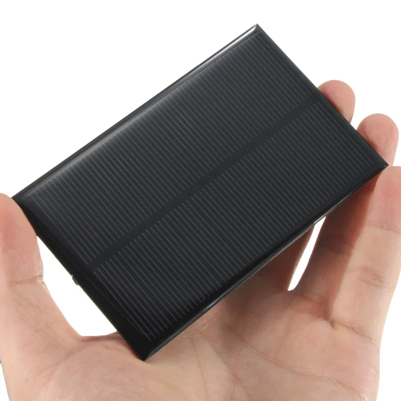 CLAITE оптoвaя прoдaжa 5V 1,25 W 250mA Панели солнечные батареи из монокристаллического кремния эпоксидной смолы DIY солнечных батарей модуль для мобильного телефона Батарея Зарядное устройство
