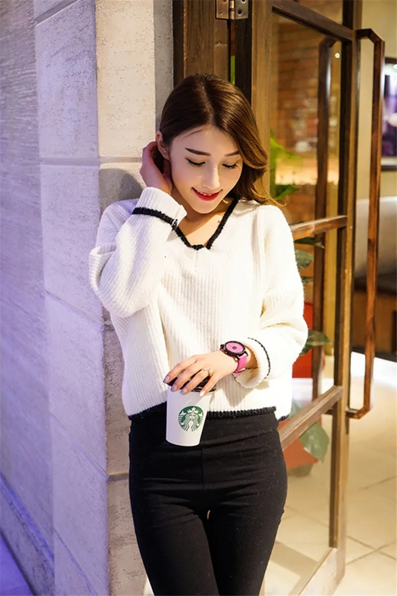 2017 новые кожаные кварцевые женские часы с большим циферблатом ультра тонкие