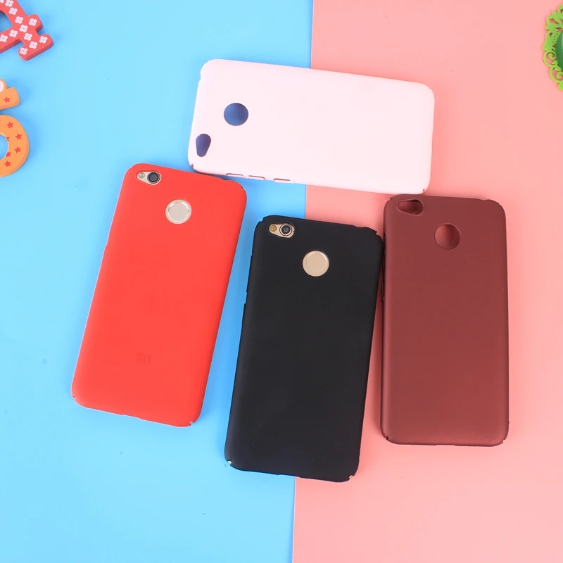 SICOOTE чехол для Xiaomi Redmi 4x Силиконовый Простой деловой красный розовый черный