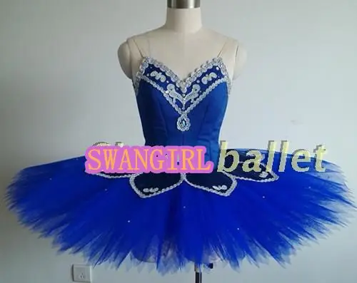 blue swan lake ballet tutu adult bird professional costumes women nutcracaker pancake tutusSB0026 | Тематическая одежда и