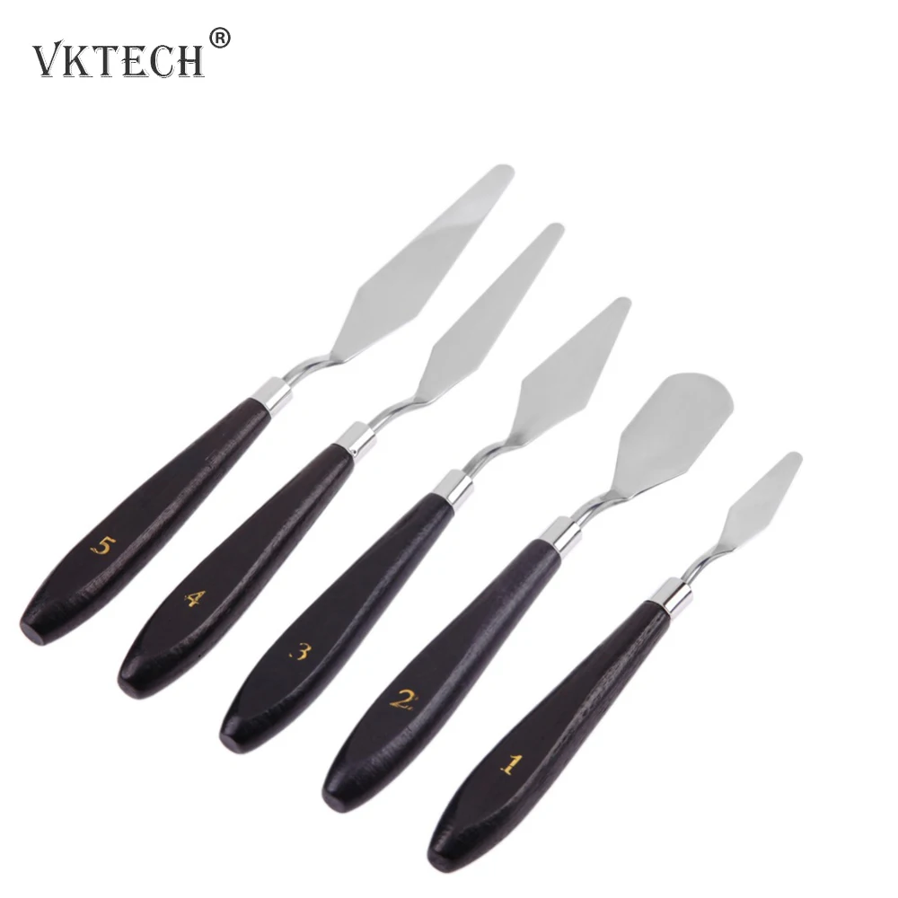 5 шт. набор ножей из нержавеющей стали с деревянной ручкой|knife blade|knives knifeknife spatula |