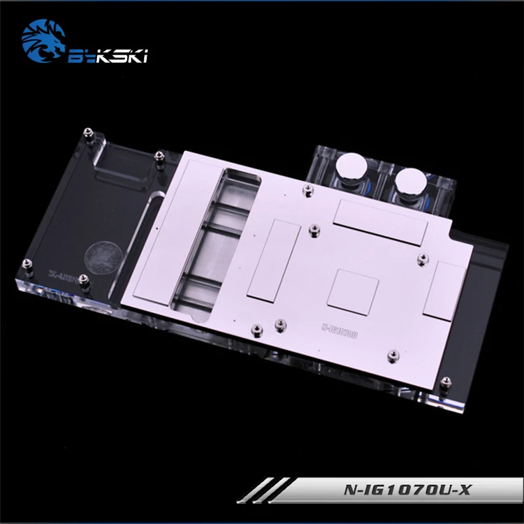 Блок водяного охлаждения Bykski для красочных GTX1070U GTX1060|Жидкостные системы