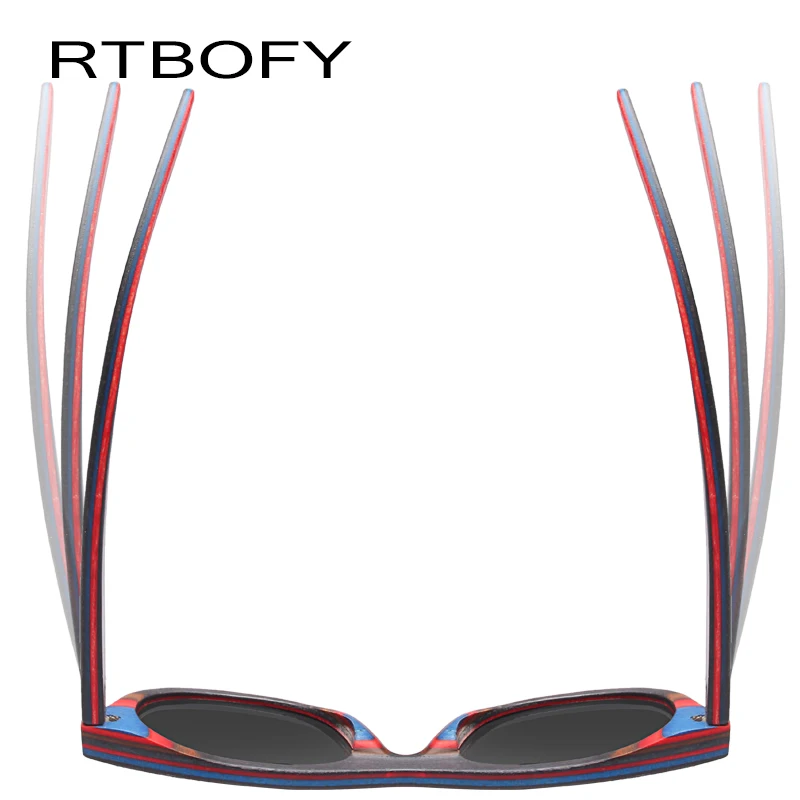 Rtbofy солнцезащитные очки с деревянной оправой, женская обувь фирменного дизайна поляризованных солнцезащитных очков UV400 оптические свойства очки солнцезащитные очки для женщин
