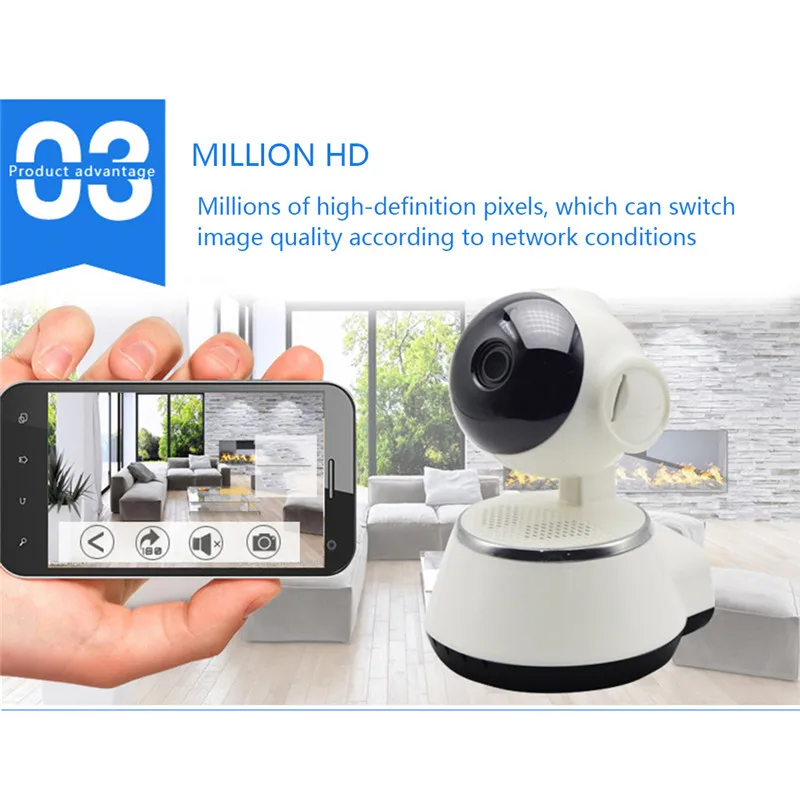 Радионяня портативная WiFi ip-камера 600TVL Беспроводной Детский фотоаппарат наблюдения домашняя камера безопасности умный телефон видео запись