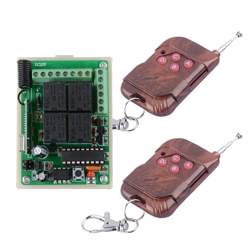 Домашний умный беспроводной Радиочастотный пульт дистанционного управления 12 В