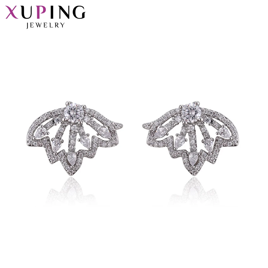 Xuping модные серьги в форме крыла с синтетическим кубическим цирконием для женщин