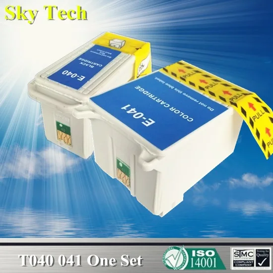 Качественный совместимый чернильный картридж для Epson T040 T041 принтера Stylus C62 / CX3200 |