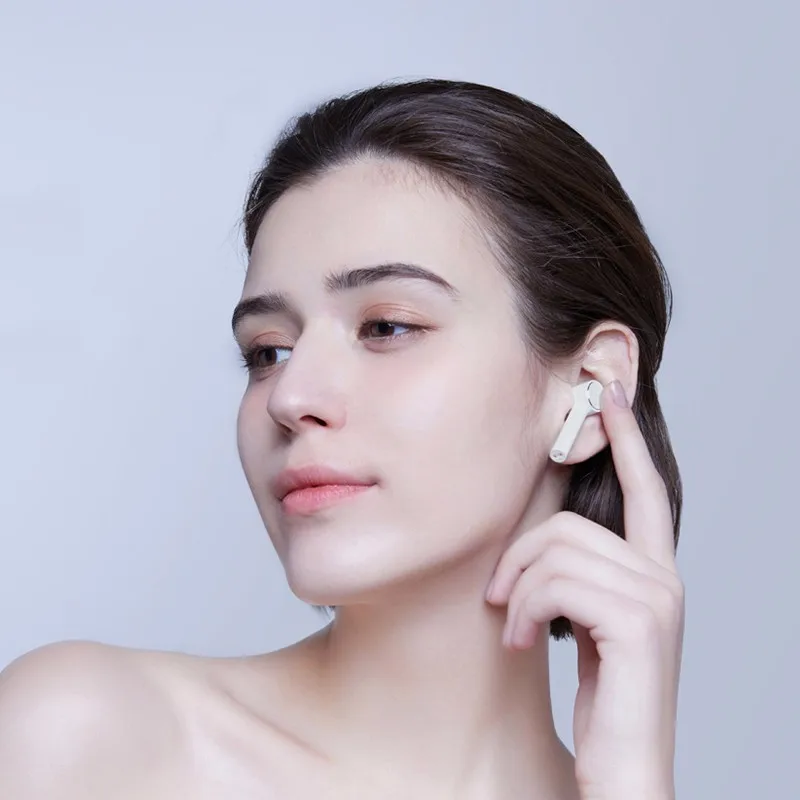 Наушники Xiaomi Bluetooth TWS Air White Беспроводная мини Спортивная невидимая гарнитура