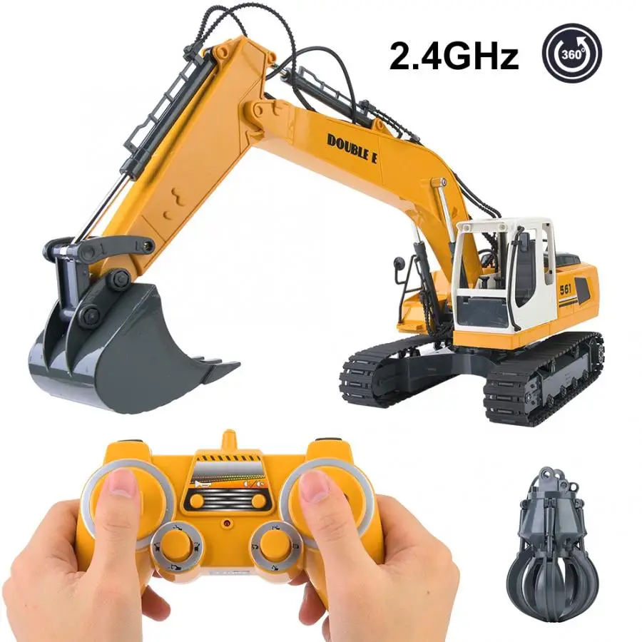 E561 1/16 2 4G Технические модели игрушек для детей 360 градусов Поворотный инженерный
