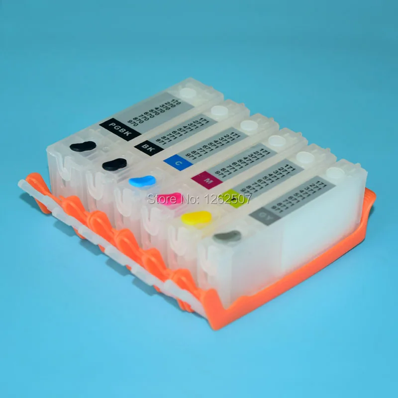 PGI-370 CLI-371 PGI 370 371 многоразового картридж с ARC чипы для Canon Pixma MG7730 MG6930 TS8030 TS9030 370/371