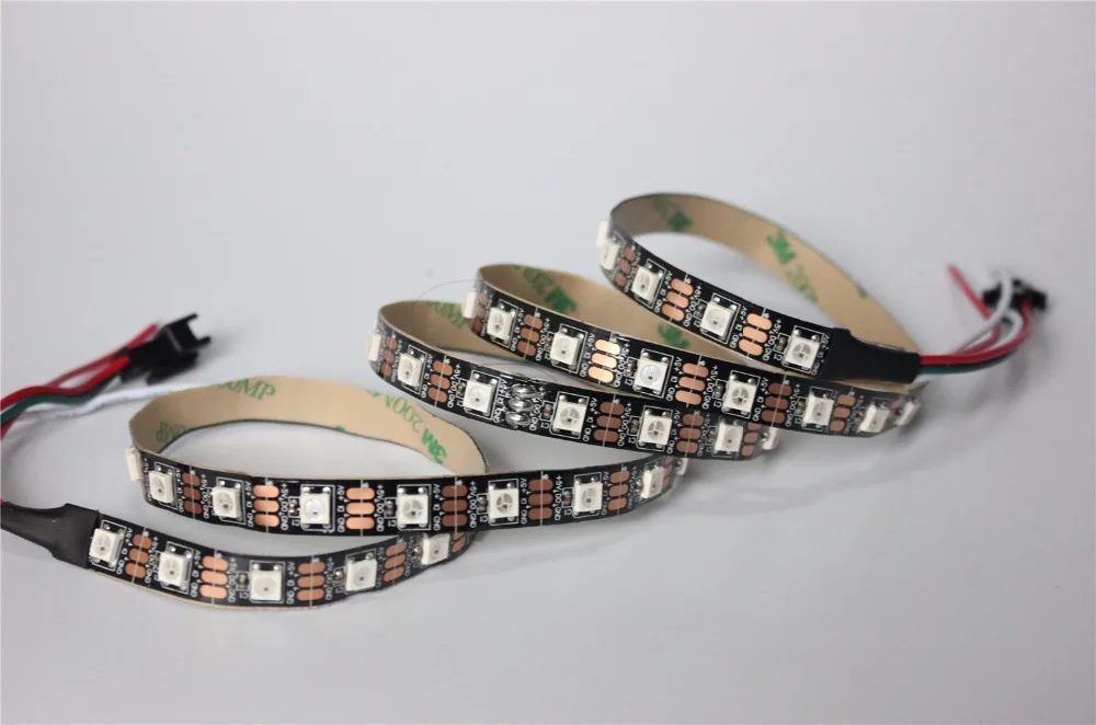 Светодиодный экран WS2812B 60 светодиодов пикселей Raspberry Pi Pixel matrix Display Arduino 1 м|led strip|color