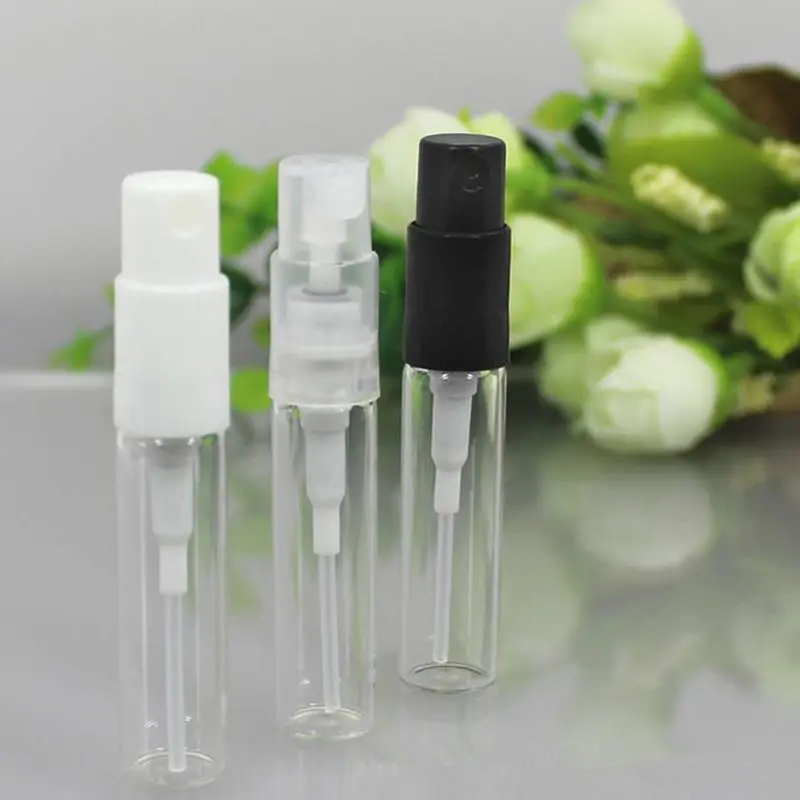 3ML Glass Perfume Bottle Empty Refillable Spray Small Parfume Atomizer Sample Vials F20171239 | Красота и здоровье