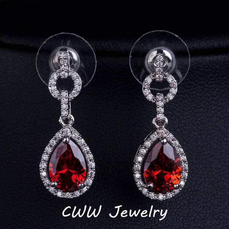 CWWZircons роскошные белые золотые цвета AAA + швейцарские фианиты королевские синие