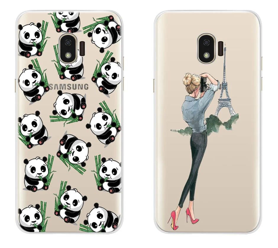 Чехол с рисунком для Samsung Galaxy J2 J250 SM-J250F Мягкий силиконовый чехол для задней панели телефона для Samsung J2 Pro J2Core J260F чехол