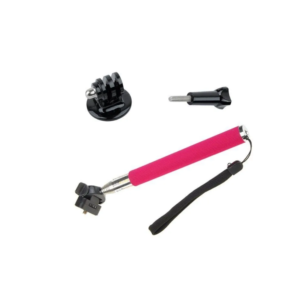 

Телескопический монопод красного цвета для селфи