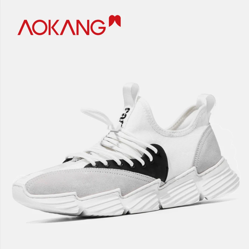 AOKANG/2019 Новое поступление мужская повседневная обувь светильник мужские туфли из
