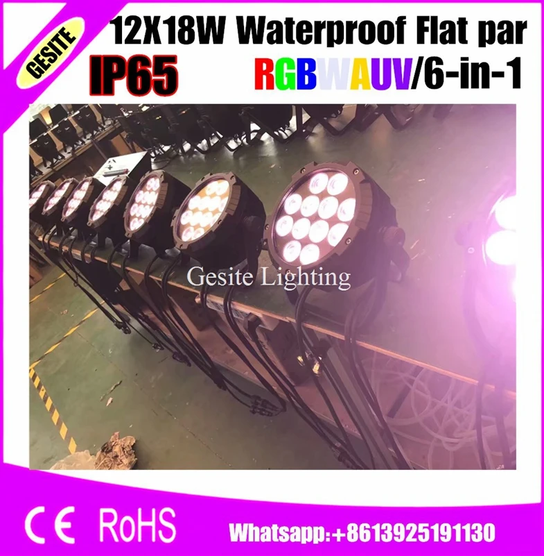 IP65 водонепроницаемый светодиодный прожектор для наружной сцены 18x18 вт