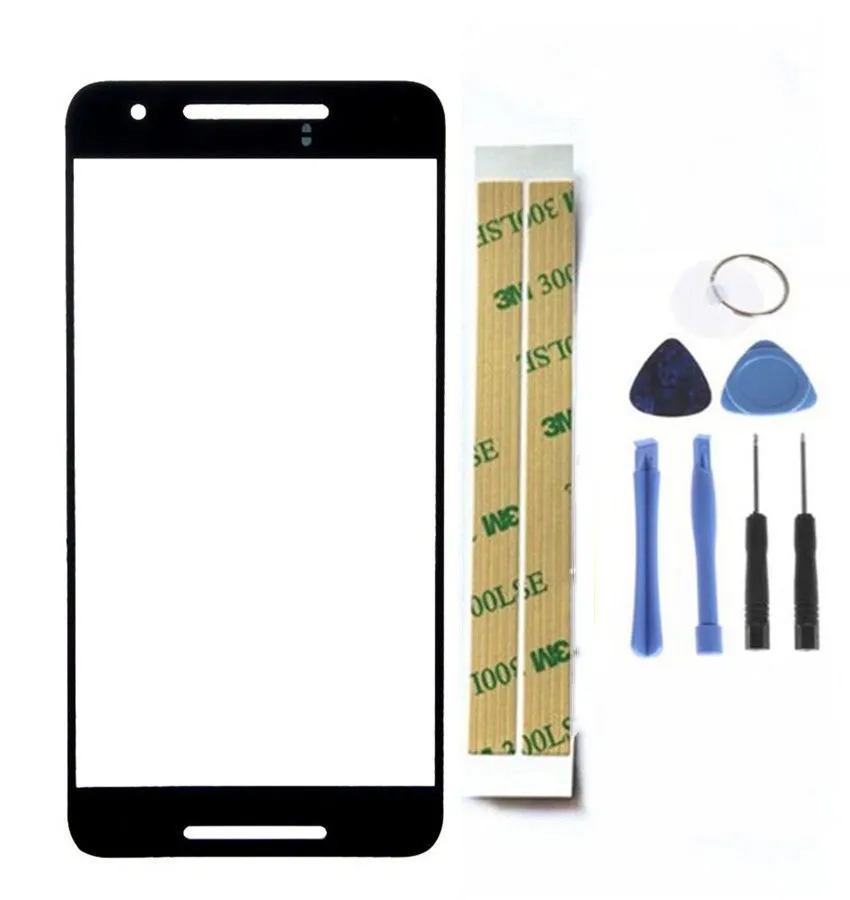 Для Google Nexus 6P запасная Передняя стеклянная панель для ремонта экрана телефона Huawei