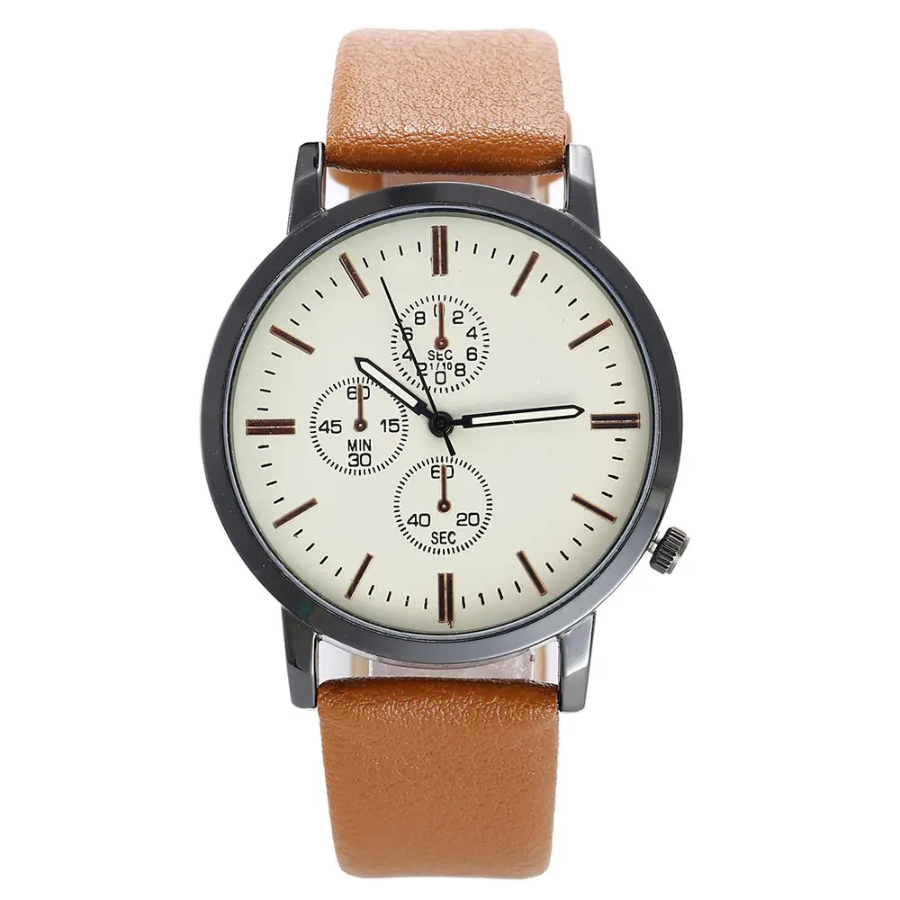 

Reloj Hombre Newest Luxury Brand Watch Men Fashion Simple Quartz Watches erkek kol saati Casual Leather Dress Wrist Watches Hot