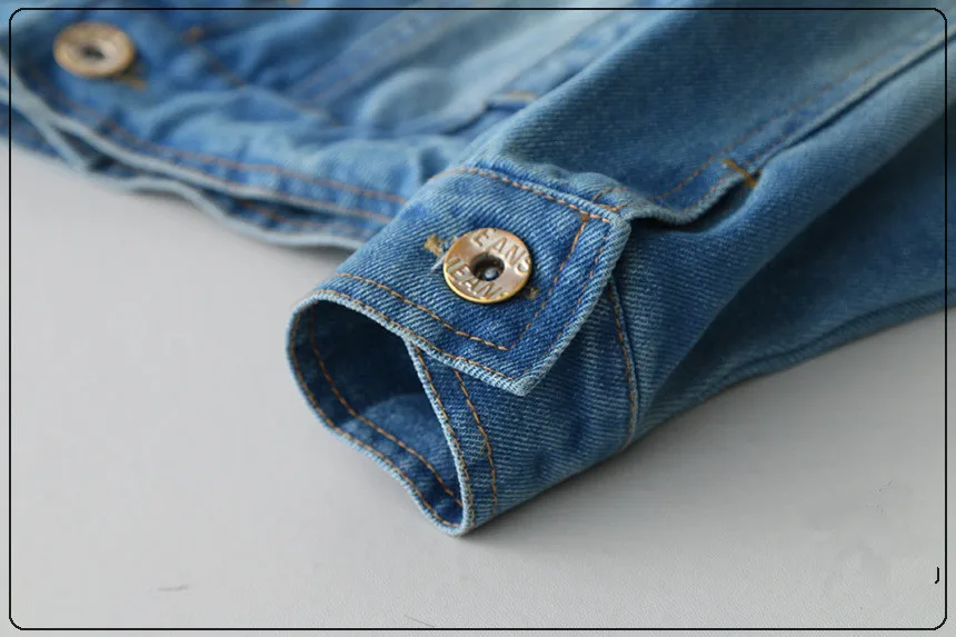 FORIDA ДЕТИ Мода Попугай Шаблон Девушки Короткая Куртка Джинсовая Куртки Дети