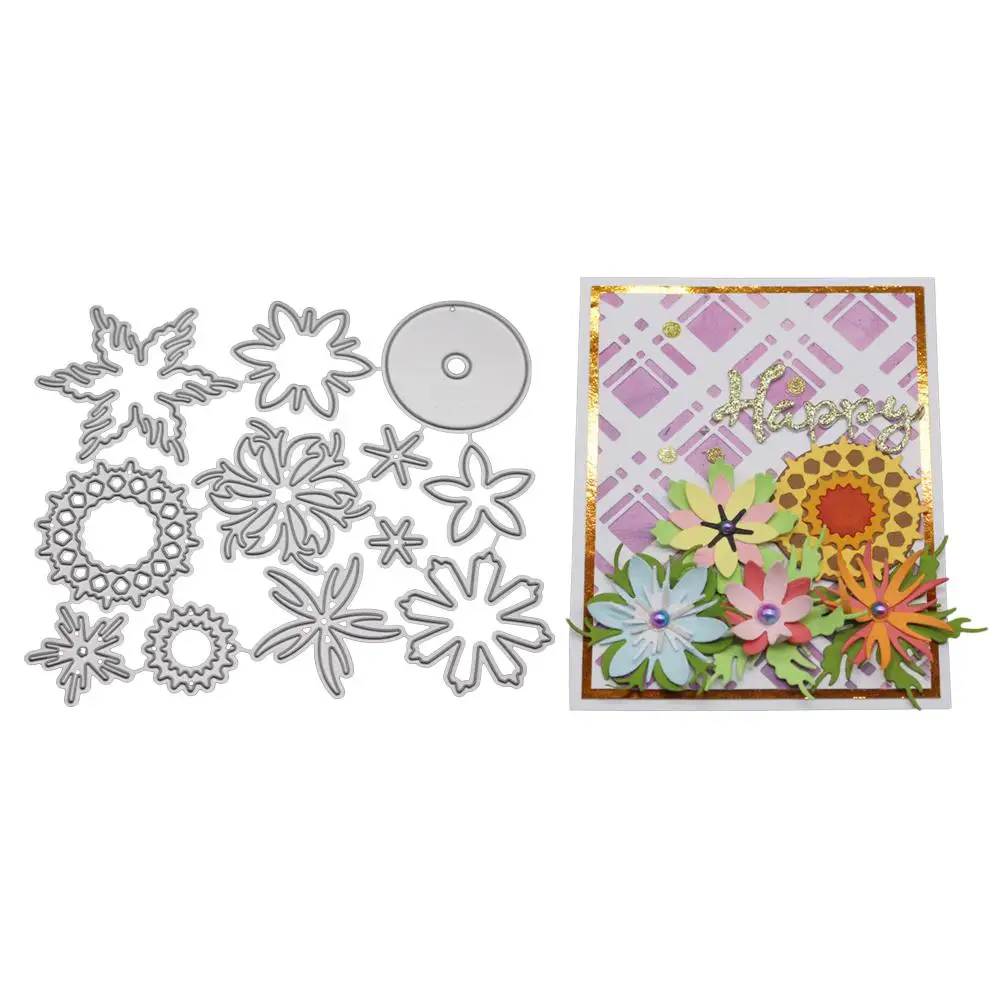 

Flowers Background Chilren DIY Cutting Dies For ScrapbookIng Invitation Greeting Card Decoration Brithday Gift