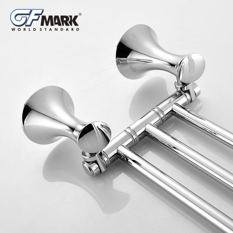 Регулируемый держатель для полотенец GFmark Active настенный хромированный