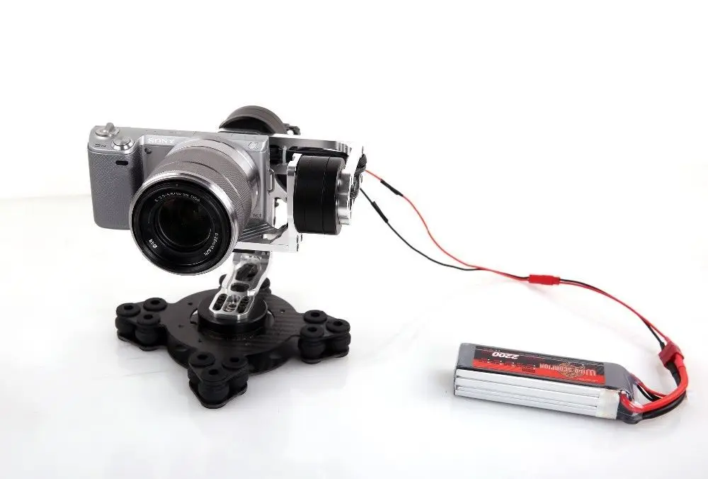 MOY 3-осевой бесщеточный беззеркальная камера Gimbal w/с бесколлекторным мотором и 32Bit Управление доска с видом от первого лица