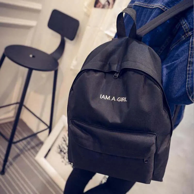 Zebella Simple Fashion Canvas Bag Female Korean Backpack For Women School Student Teenager Girl Mochila Escolar | Багаж и сумки