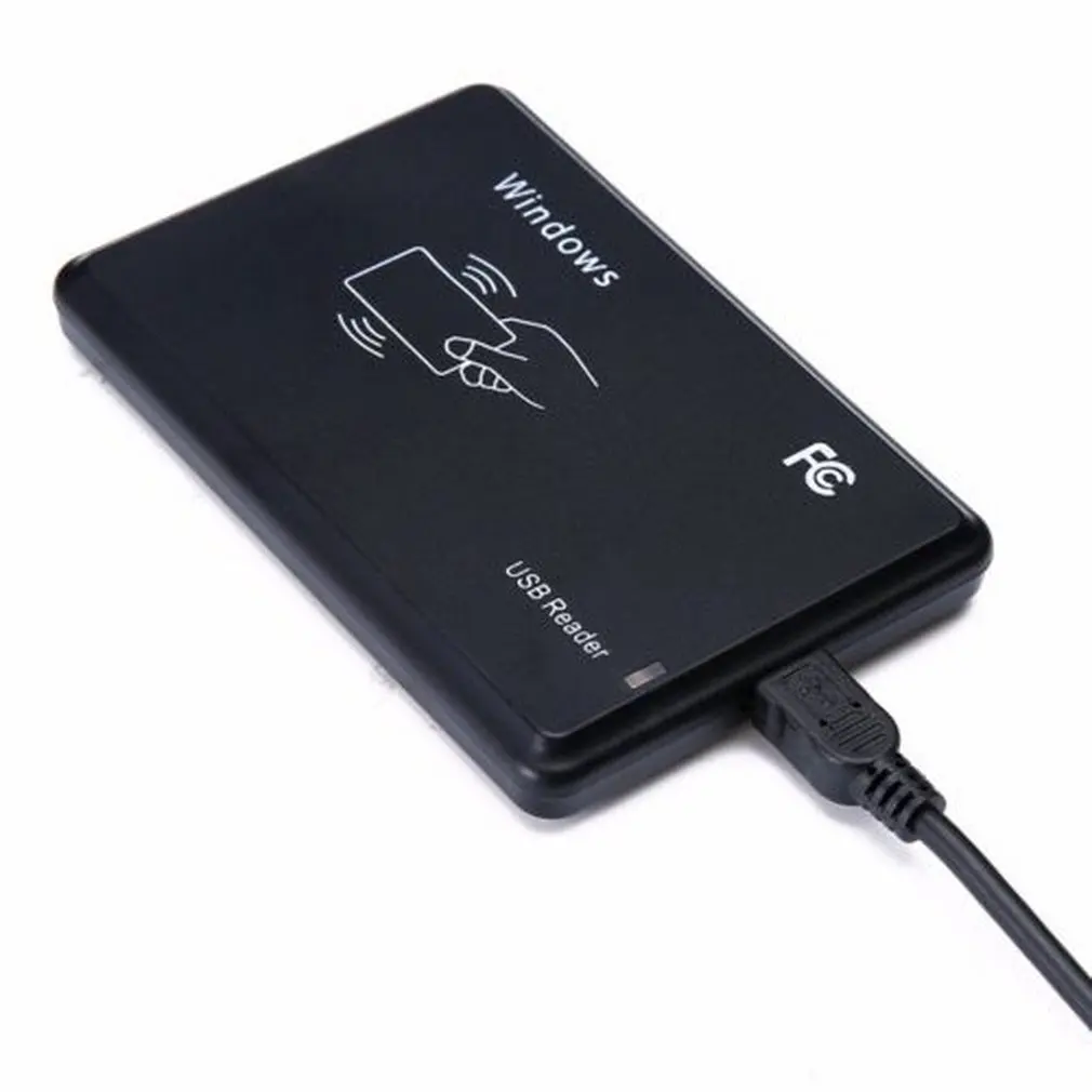 Ультра тонкий компактный размер 13,56 МГц USB RFID Бесконтактный датчик приближения умный Бесконтактный IC кард-ридер