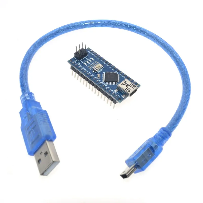 SUQ для контроллера Arduino Nano V3.0 ATMEGA328P ATMEGA328 оригинальный CH340 + USB кабель|cable usb|cable usb