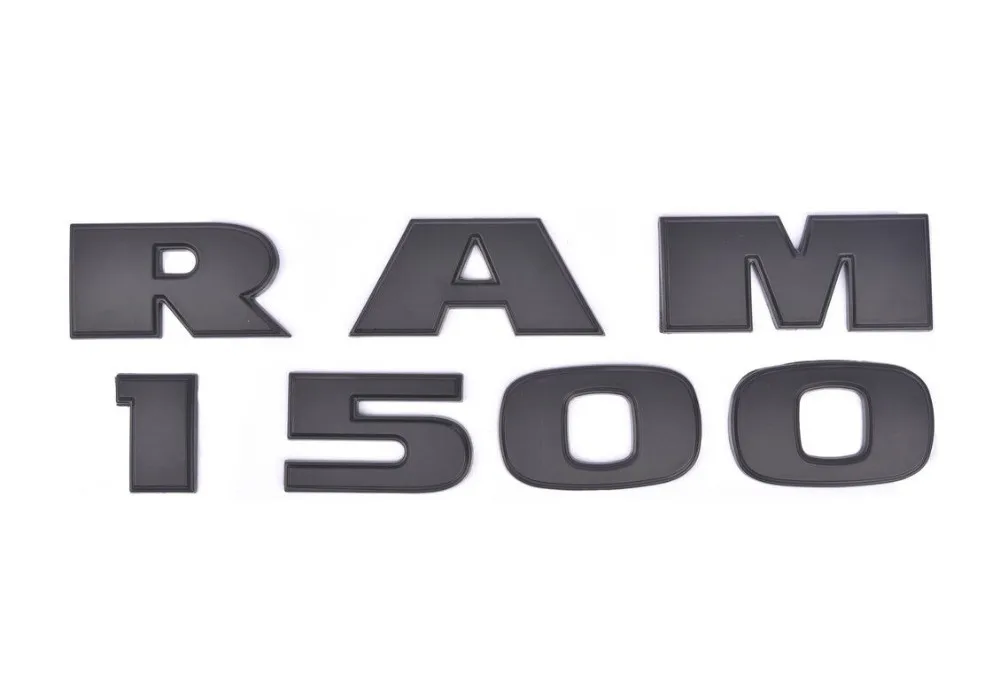 3x OEM ram 1500 plus 4x4 значок с эмблемой 3D эмблема наклейка именная табличка черный