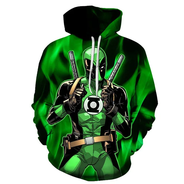 Дэдпул, худи, костюм с капюшоном, модный, размера плюс, hoddie, топ для мужчин wo, мужские толстовки, хип-хоп спортивная одежда - Цвет: WY86