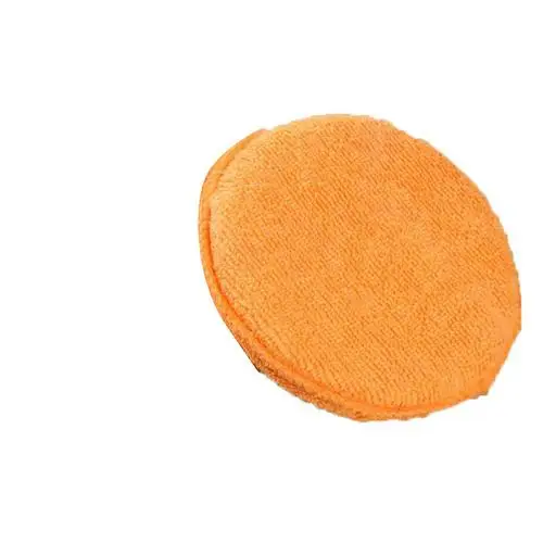 2 13.5X2.5cm Round Shaped Micro Fiber Waxes Sponge Car Cleaning Supplies Car Vehicle Glass Cleaning Sponges car accessries - Цвет: 2