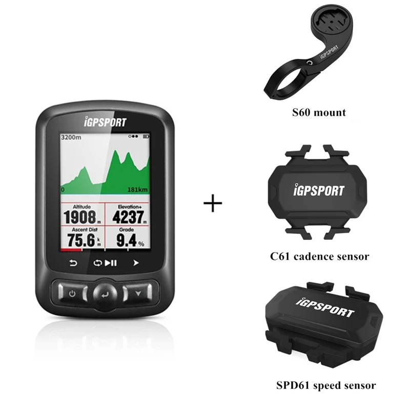 8 I gps порт IGS618 ANT+ gps компьютер Велосипед Bluetooth беспроводной секундомер водонепроницаемый датчик для мотоцикла Спидометр компьютер - Цвет: 8