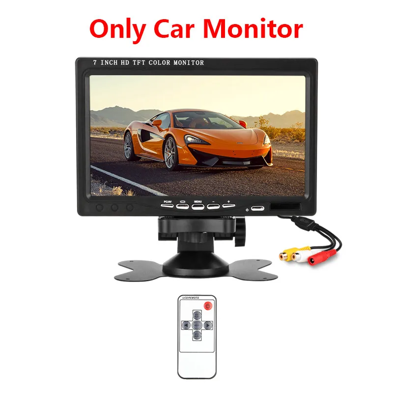 Only Monitor Jansite " автомобильный монитор HD ips дисплей может использоваться для компьютера HDMI монитор обратная помощь камера Пакинг система 18IR светодиодный камера - Цвет: Only Monitor