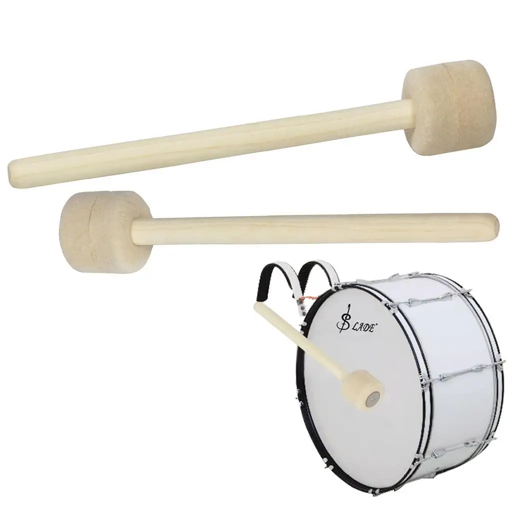 Precussion Mallets Bassdrum деревянная ударная палка аксессуар войлок как изображение части 0