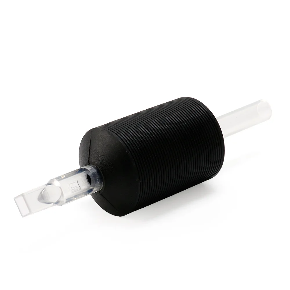 15 PCS New Disposable Fine-grained Transparent Rod Black Glue-coated Handle Pin Nozzle Diameter 30mm Pieces/box | Красота и здоровье