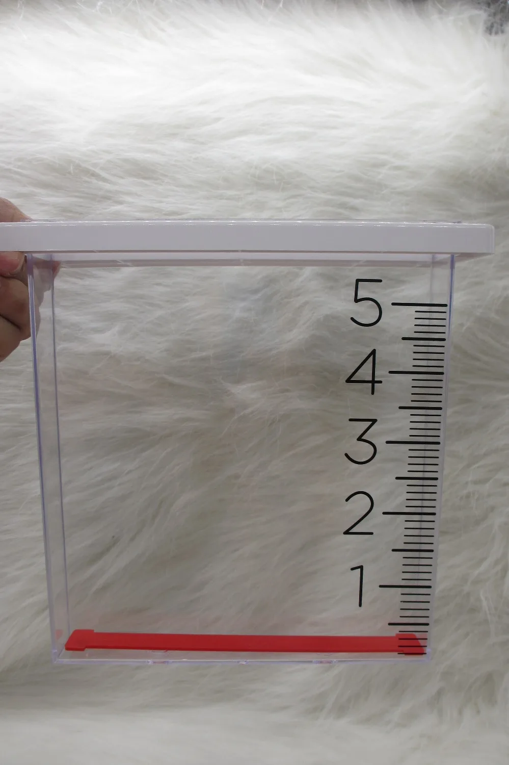 Простой в чтении дизайн с плавающим дождевиком метрический измеритель дождя