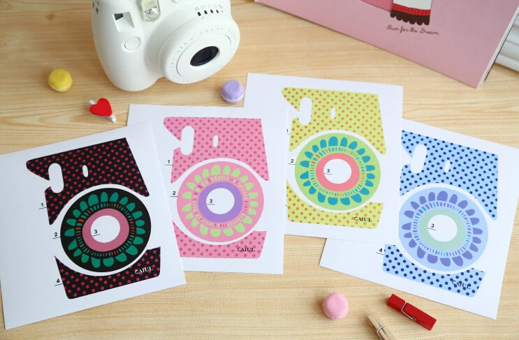 4 Цвета на Выбор Декора Наклейки Для Fujifilm Instax Mini 8 Бесплатная Доставка|stickers for|stickers