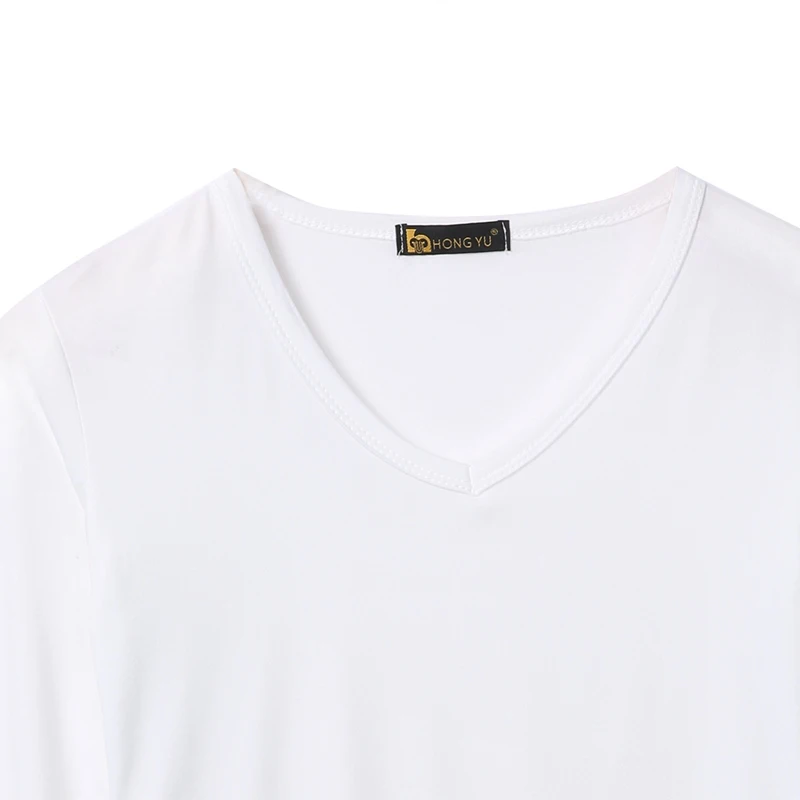 Женская Повседневная Однотонная футболка с v-образным вырезом летняя свободная