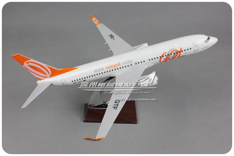 40 см Boeing 737 Бразилия гол с трёхмерными чертёжами авиакомпаний B737 800 PR GTF самолет