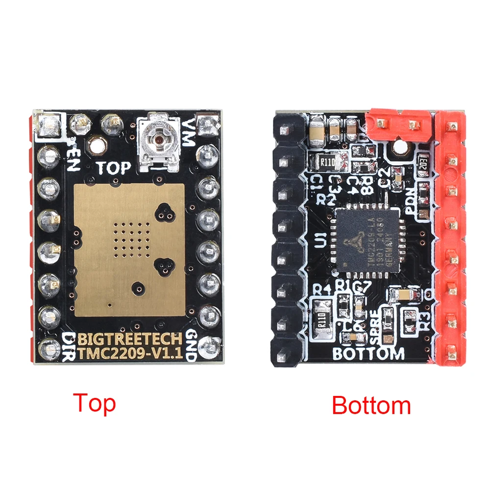 BIGTREETECH TMC2208 TMC2130 TMC2209 TMC5160 Драйвер шагового двигателя Stepstick 3D-принтеры Запчасти MKS СКР V1.3 PRO доска для Ender 3