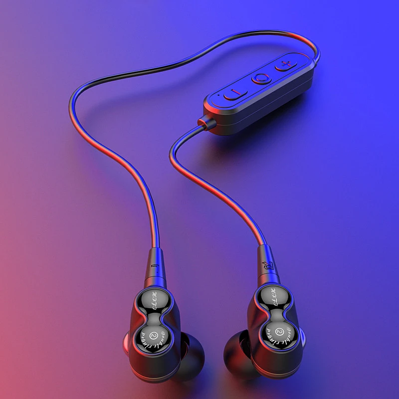 Bluetooth гарнитура бас спорт водонепроницаемый кабель наушник с микрофоном