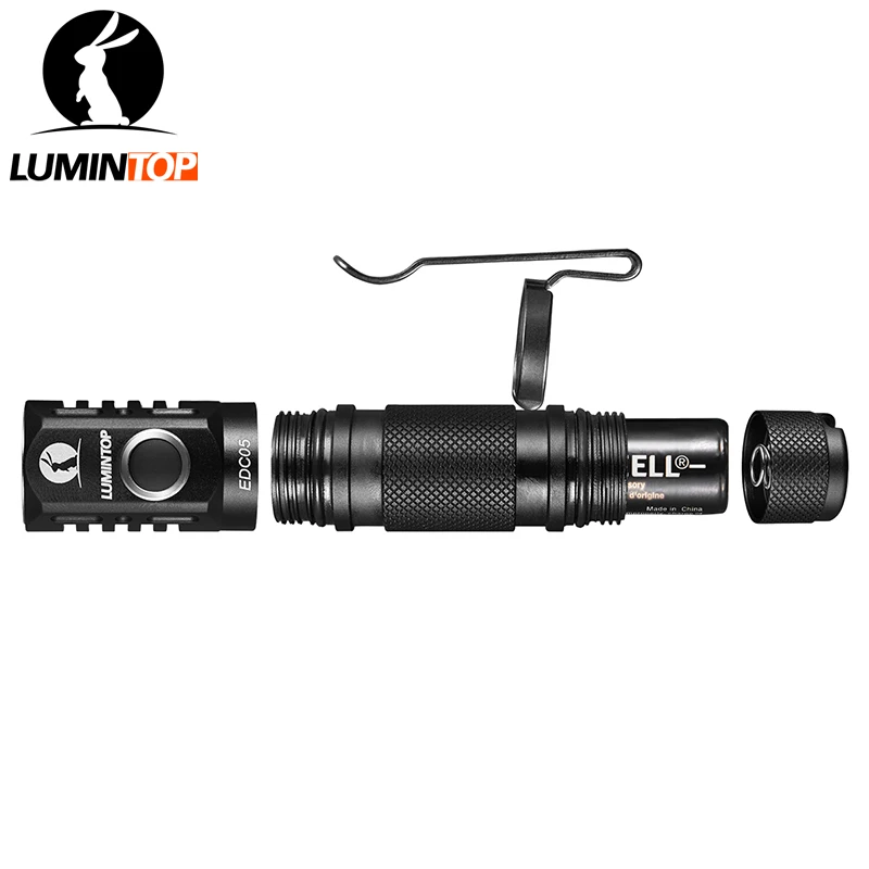 Светодиодный фонарик LUMINTOP EDC05 Cree XP-L 800 люмен мини-фонарик с магнитным хвостовым питанием от батареи AA/14500 для путешествий