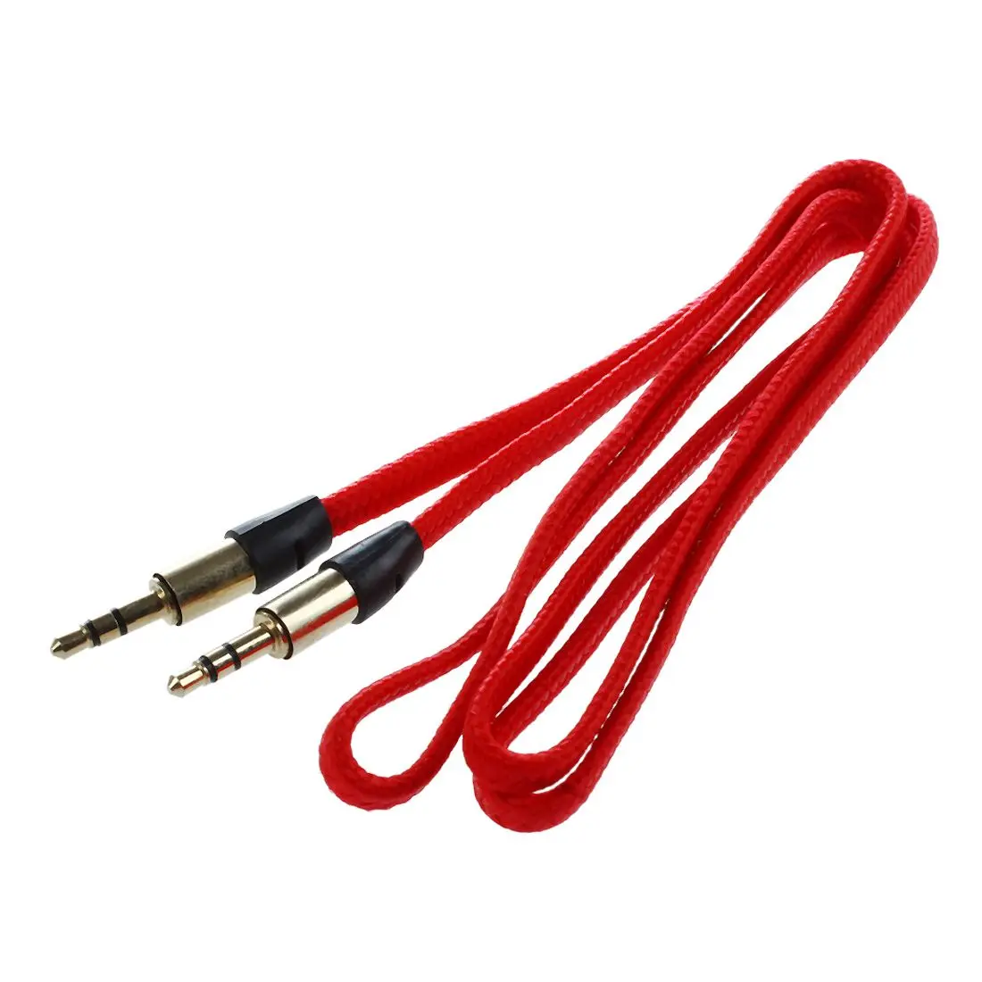 1 м 3 ФУТА 5 мм Штекерный разъем M/M Аудио стерео Aux кабель свинцовый ПК MP3 DVD красный |