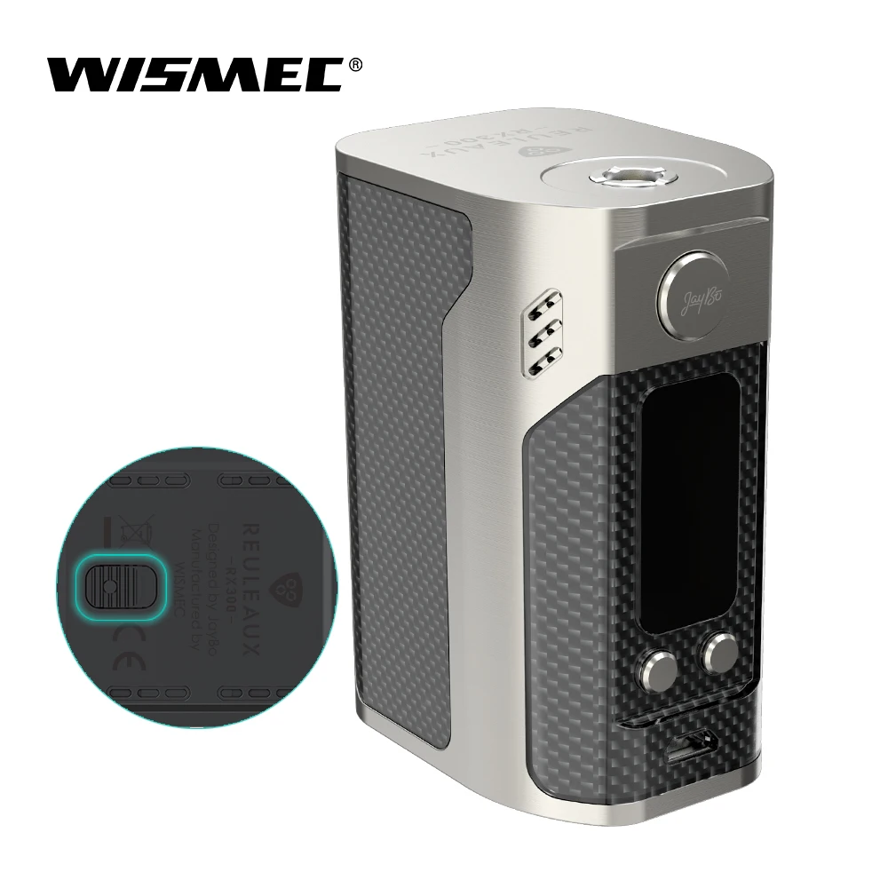 Оригинальная электронная сигарета Wismec Reuleaux RX300 TC Mod Box/Gen3 mod 300 Вт Max Output Использует