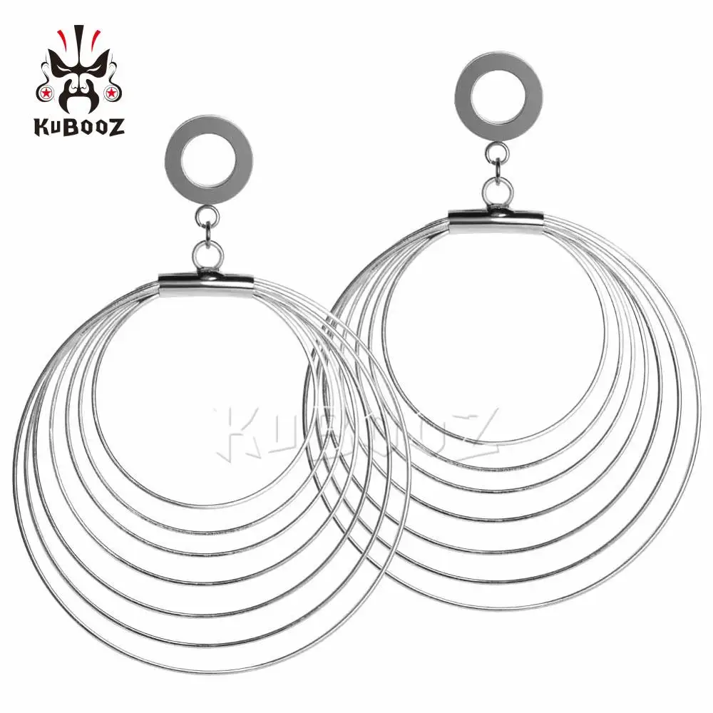 Кубуз Для Пирсинга Ушей из нержавеющей стали затычки для ушей туннели ювелирные